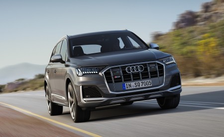 2020 Audi SQ7 TDI (Color: Daytona Gray) Front Wallpapers 450x275 (115)
