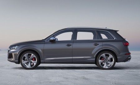 2020 Audi SQ7 TDI (Color: Daytona Gray) Side Wallpapers 450x275 (124)