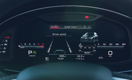 2020 Audi SQ7 TDI Vorsprung (UK-Spec) Digital Instrument Cluster Wallpapers 450x275 (80)