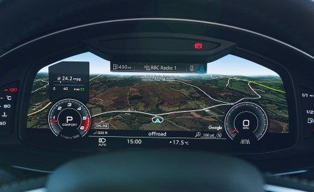 2020 Audi SQ7 TDI Vorsprung (UK-Spec) Digital Instrument Cluster Wallpapers 450x275 (81)