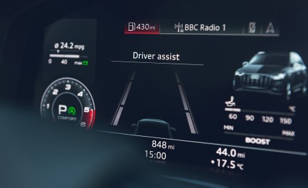 2020 Audi SQ7 TDI Vorsprung (UK-Spec) Digital Instrument Cluster Wallpapers 450x275 (82)