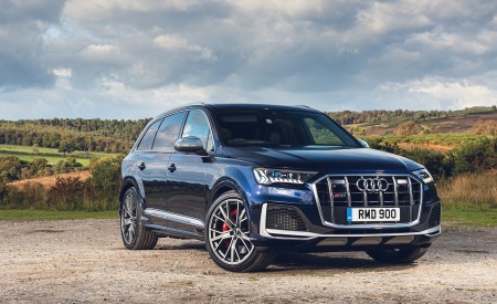 2020 Audi SQ7 TDI Vorsprung (UK-Spec) Front Three-Quarter Wallpapers 450x275 (25)