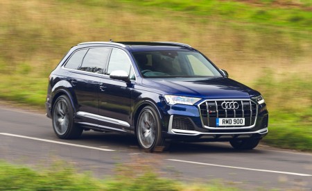 2020 Audi SQ7 TDI Vorsprung (UK-Spec) Front Three-Quarter Wallpapers 450x275 (2)