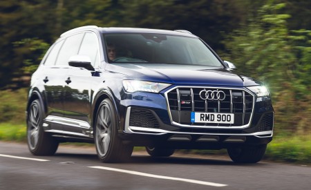 2020 Audi SQ7 TDI Vorsprung (UK-Spec) Front Three-Quarter Wallpapers 450x275 (4)