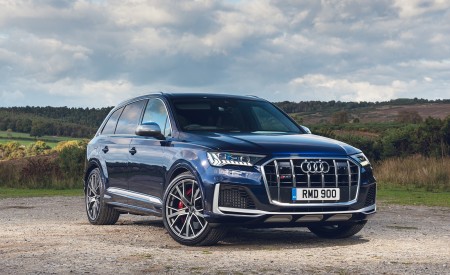 2020 Audi SQ7 TDI Vorsprung (UK-Spec) Front Three-Quarter Wallpapers 450x275 (27)