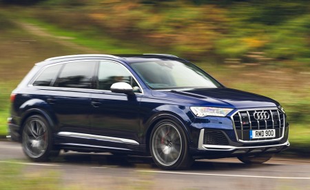 2020 Audi SQ7 TDI Vorsprung (UK-Spec) Front Three-Quarter Wallpapers 450x275 (6)