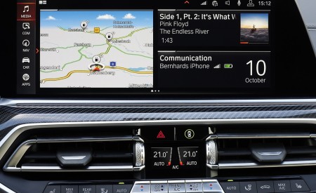 2020 BMW X6 M50i Central Console Wallpapers 450x275 (77)