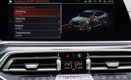 2020 BMW X6 M50i Central Console Wallpapers 450x275 (83)