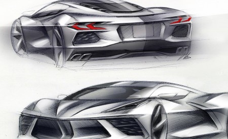 2020 Chevrolet Corvette C8 Stingray Design Sketch Wallpapers 450x275 (163)