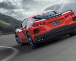 2020 Chevrolet Corvette C8 Stingray Rear Three-Quarter Wallpapers 150x120