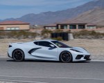 2020 Chevrolet Corvette Stingray (Color: Blade Silver Metallic) Front Three-Quarter Wallpapers 150x120