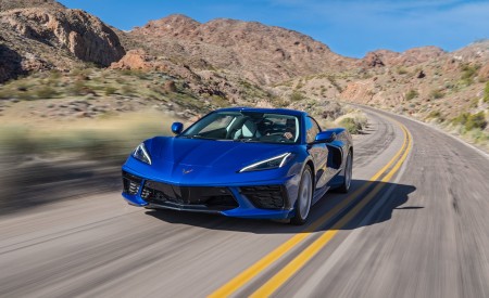 2020 Chevrolet Corvette Stingray (Color: Elkhart Lake Blue Metallic) Front Three-Quarter Wallpapers 450x275 (44)