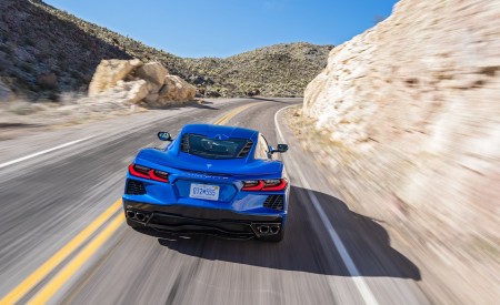 2020 Chevrolet Corvette Stingray (Color: Elkhart Lake Blue Metallic) Rear Wallpapers 450x275 (50)