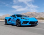 2020 Chevrolet Corvette Stingray (Color: Rapid Blue) Front Three-Quarter Wallpapers 150x120