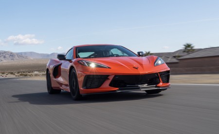 2020 Chevrolet Corvette Stingray (Color: Sebring Orange Tintcoat) Front Wallpapers 450x275 (7)