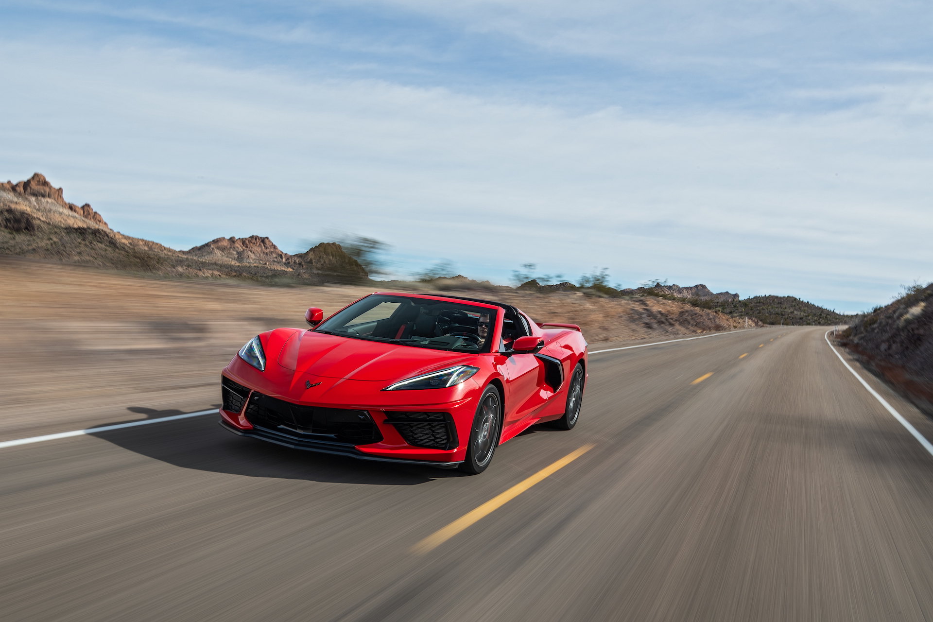 2020 Chevrolet Corvette Stingray (Color: Torch Red) Front Three-Quarter Wallpapers (14)