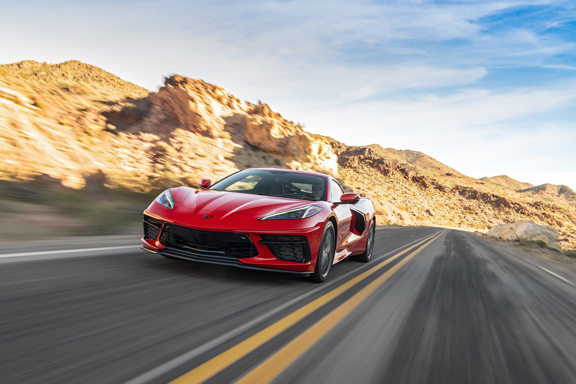 2020 Chevrolet Corvette Stingray (Color: Torch Red) Front Three-Quarter Wallpapers (15)