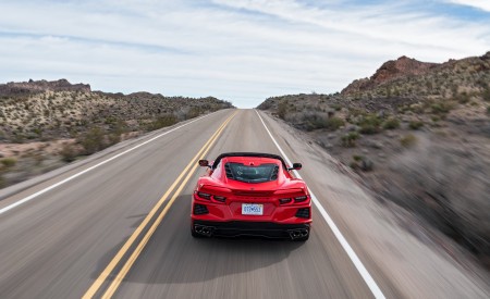 2020 Chevrolet Corvette Stingray (Color: Torch Red) Rear Wallpapers 450x275 (19)