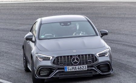 2020 Mercedes-AMG CLA 45 (Color: Designo Mountain Gray Magno) Front Wallpapers 450x275 (24)