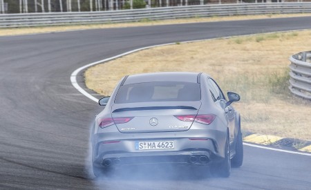 2020 Mercedes-AMG CLA 45 (Color: Designo Mountain Gray Magno) Rear Wallpapers 450x275 (27)