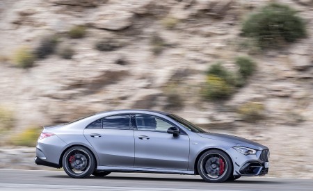2020 Mercedes-AMG CLA 45 (Color: Designo Mountain Gray Magno) Side Wallpapers 450x275 (38)