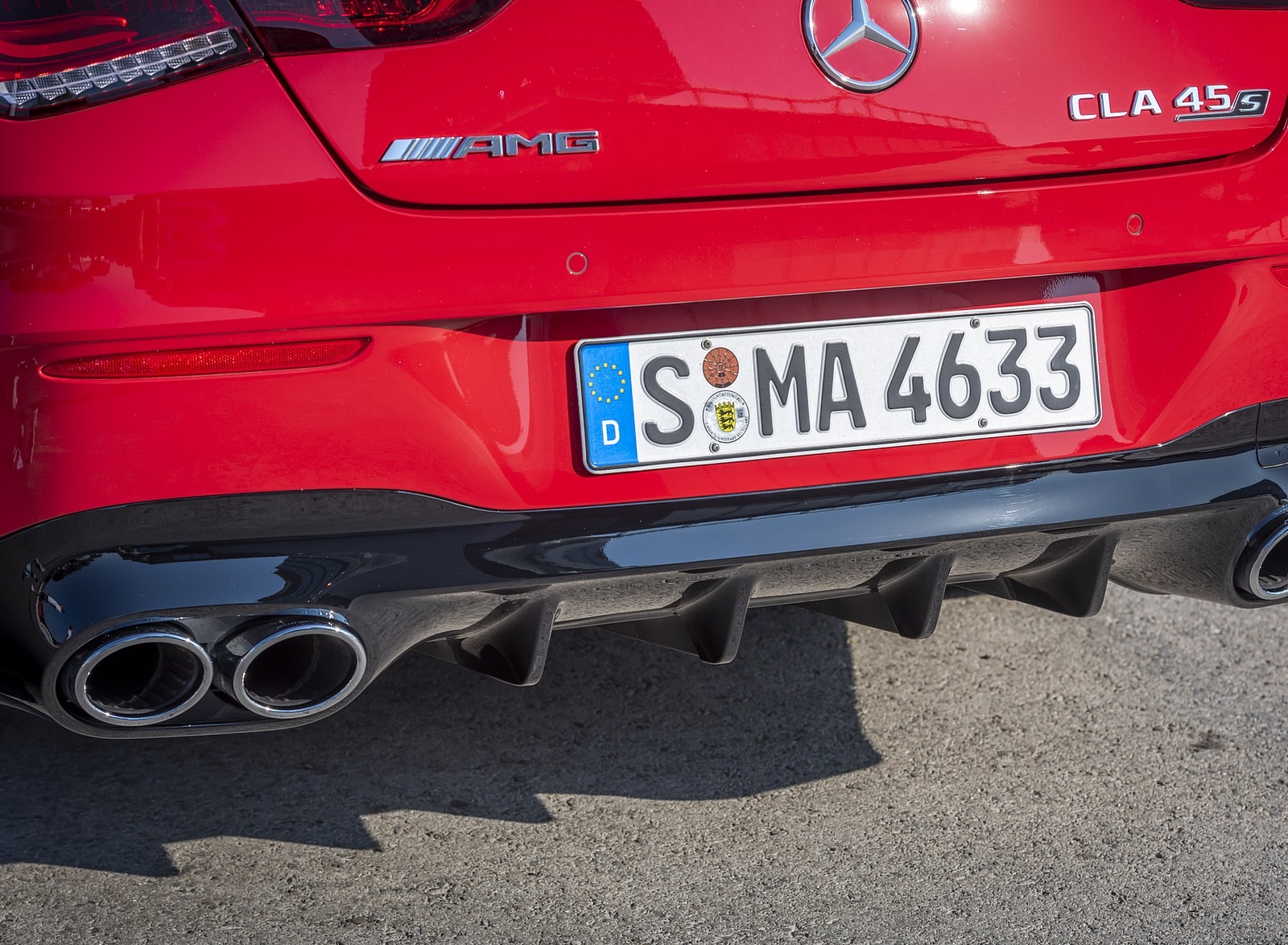2020 Mercedes-AMG CLA 45 (Color: Jupiter Red) Exhaust Wallpapers (12)