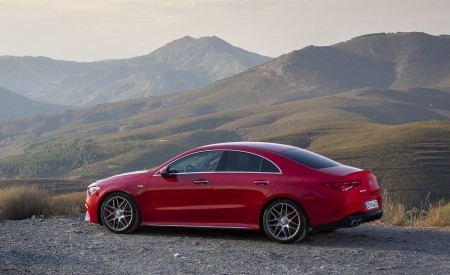 2020 Mercedes-AMG CLA 45 (Color: Jupiter Red) Side Wallpapers 450x275 (10)