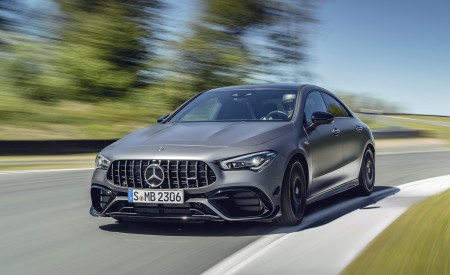 2020 Mercedes-AMG CLA 45 S 4MATIC+ Front Three-Quarter Wallpapers 450x275 (54)