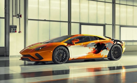 2019 Lamborghini Aventador S by Skyler Grey Front Three-Quarter Wallpapers 450x275 (2)