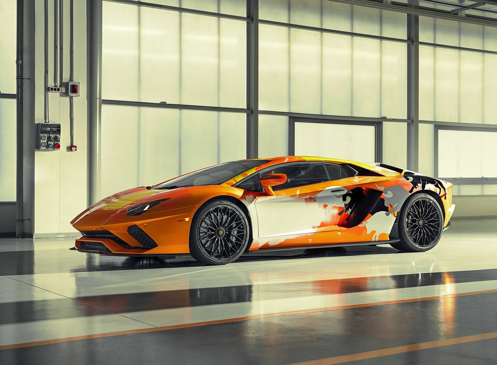 2019 Lamborghini Aventador S by Skyler Grey Front Three-Quarter Wallpapers (2)