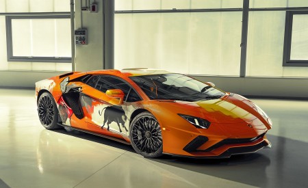 2019 Lamborghini Aventador S by Skyler Grey Front Three-Quarter Wallpapers 450x275 (8)