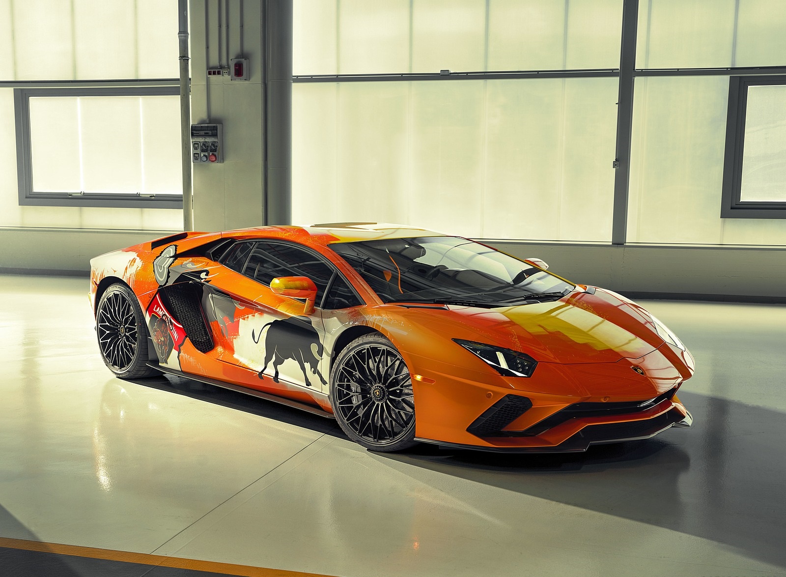 2019 Lamborghini Aventador S by Skyler Grey Front Three-Quarter Wallpapers (8)