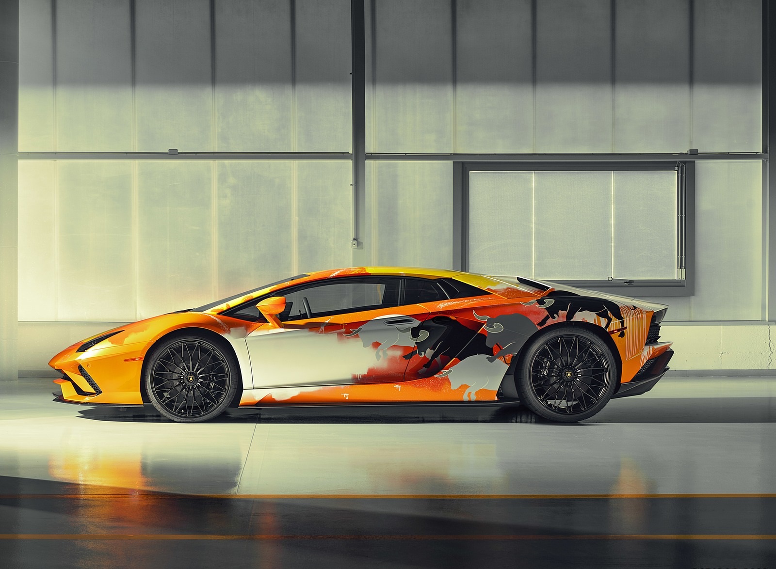 2019 Lamborghini Aventador S by Skyler Grey Side Wallpapers (4)