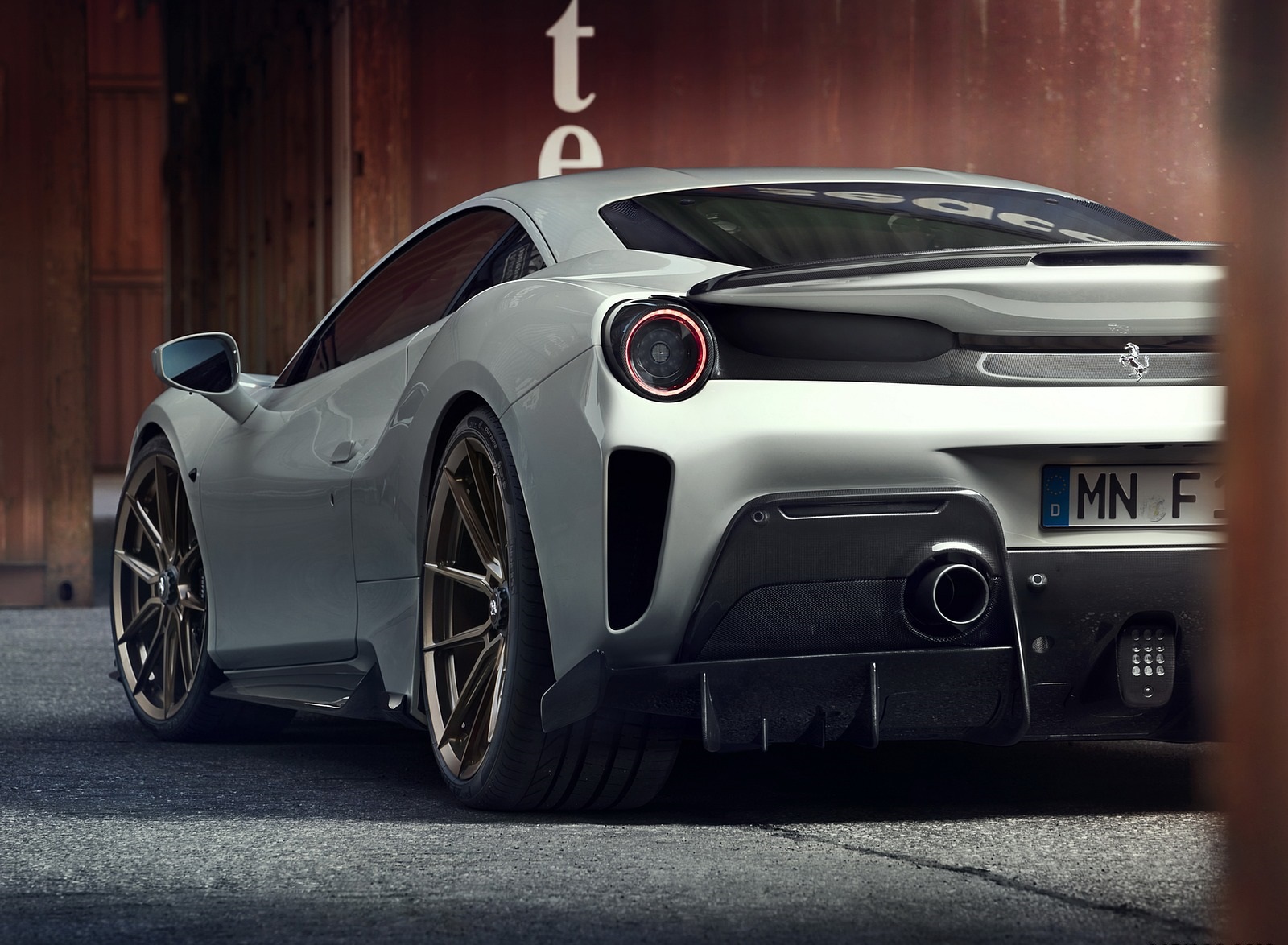 2019 NOVITEC Ferrari 488 Pista Tail Light Wallpapers (12)