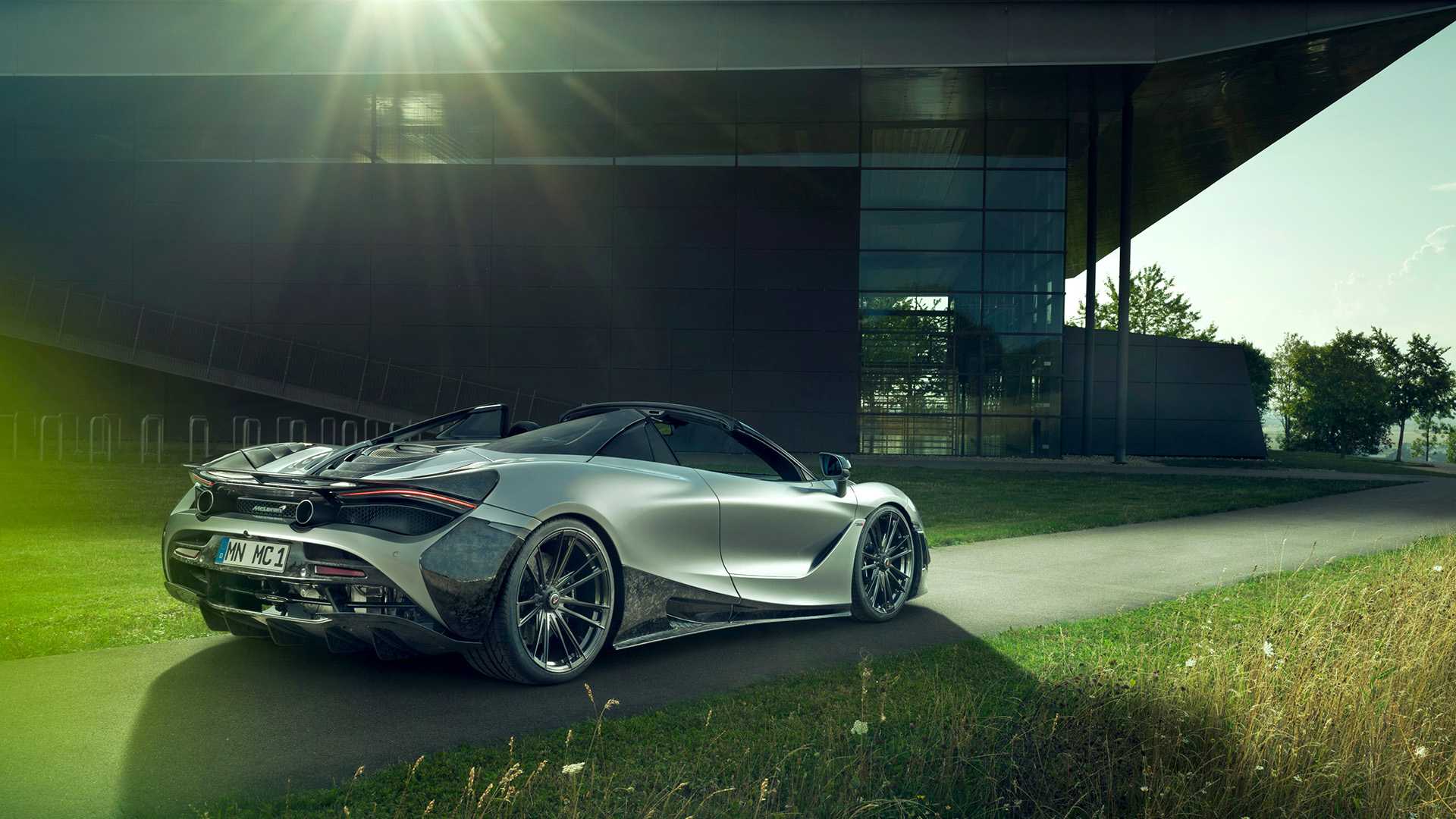 2019 NOVITEC McLaren 720S Spider Rear Three-Quarter Wallpapers (5)