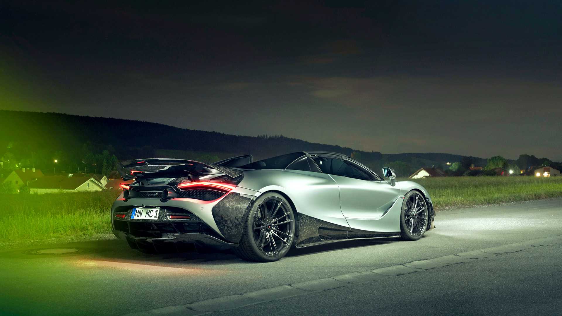 2019 NOVITEC McLaren 720S Spider Rear Three-Quarter Wallpapers (6)
