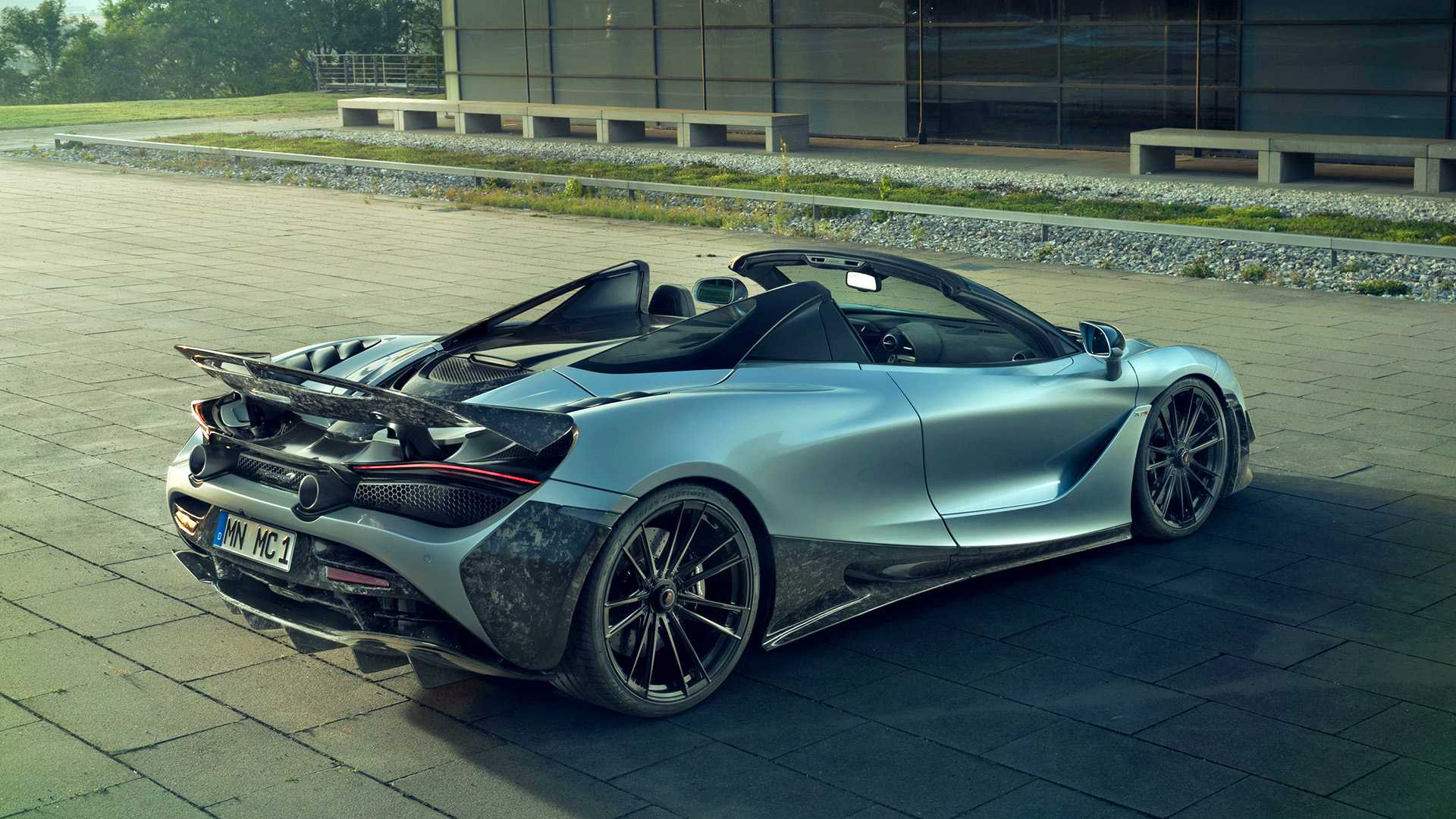 2019 NOVITEC McLaren 720S Spider Rear Three-Quarter Wallpapers (7)