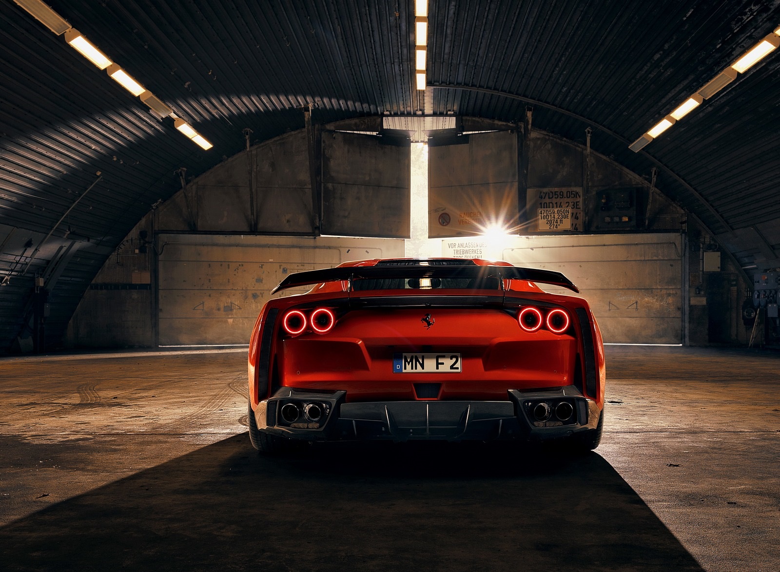 2019 NOVITEC N-LARGO based on Ferrari 812 Superfast Rear Wallpapers #11 of 27