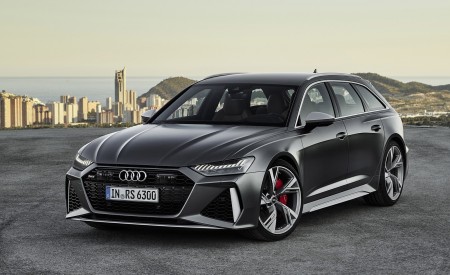 2020 Audi RS 6 Avant (Color: Daytona Gray Matt) Front Three-Quarter Wallpapers 450x275 (85)