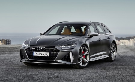 2020 Audi RS 6 Avant (Color: Daytona Gray Matt) Front Three-Quarter Wallpapers 450x275 (86)