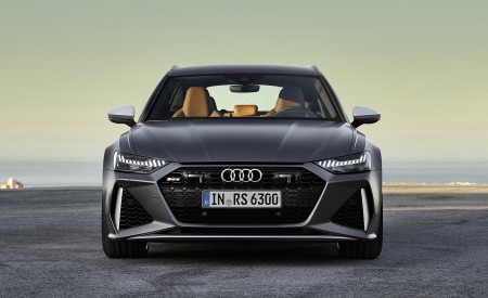 2020 Audi RS 6 Avant (Color: Daytona Gray Matt) Front Wallpapers 450x275 (87)