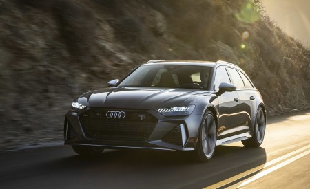 2020 Audi RS 6 Avant (Color: Daytona Gray Matt) Front Wallpapers 450x275 (68)