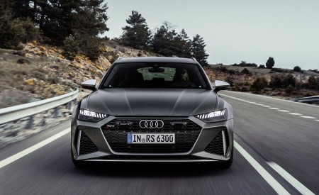 2020 Audi RS 6 Avant (Color: Daytona Gray Matt) Front Wallpapers 450x275 (81)