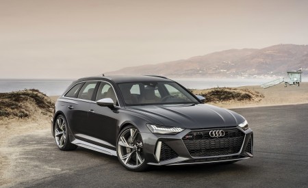 2020 Audi RS 6 Avant (Color: Daytona Gray Matt) Front Wallpapers 450x275 (69)