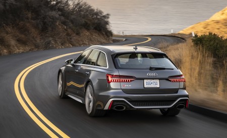 2020 Audi RS 6 Avant (Color: Daytona Gray Matt) Rear Wallpapers 450x275 (73)