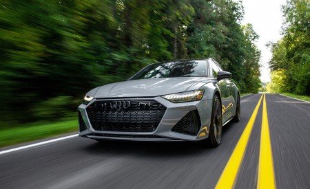 2020 Audi RS 6 Avant (Color: Nardo Gray; US-Spec) Front Wallpapers 450x275 (8)