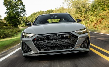 2020 Audi RS 6 Avant (Color: Nardo Gray; US-Spec) Front Wallpapers 450x275 (10)