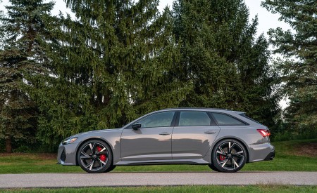 2020 Audi RS 6 Avant (Color: Nardo Gray; US-Spec) Side Wallpapers 450x275 (17)
