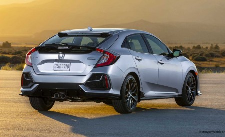 2020 Honda Civic Hatchback Rear Three-Quarter Wallpapers 450x275 (4)