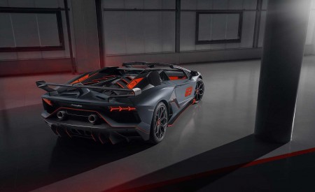 2020 Lamborghini Aventador SVJ 63 Roadster Rear Three-Quarter Wallpapers 450x275 (4)